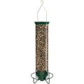 Droll Yankees Squirrel Proof Bird Feeders for Outdoors Flipper, Collapsible Perches, 5-Pound Seed Capacity, Blue
