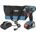 SENIX X2 20 Volt Max* 3/8-Inch Cordless Impact Wrench, Brushless Motor, 365 Foot-Pounds of Max Torque, 4-Speed, Includes Storage Bag, Battery and Charger Included (PDWX2-M11)