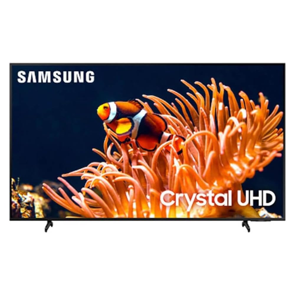 Samsung 43-Inch Class 4K Crystal UHD DU8000 Series HDR Smart TV w/Object Tracking Sound Lite, Motion Xcelerator 120Hz, Ultra Slim Design, Gaming Hub, Alexa Built-in (UN43DU8000, 2024 Model)