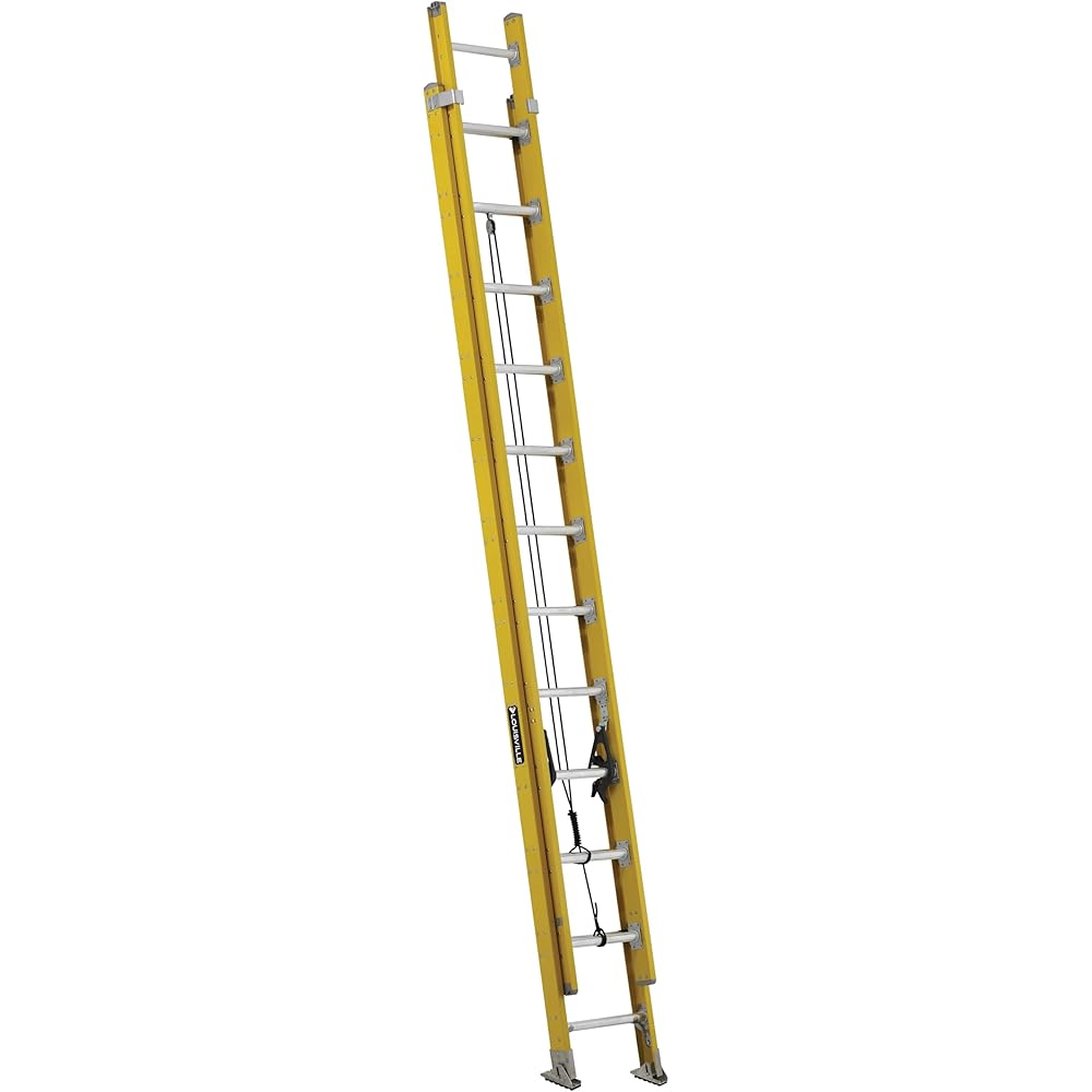 Louisville Ladder 16-Foot Fiberglass Extension Ladder, 375-Pound Load Capacity, Type IAA, FE4224HD