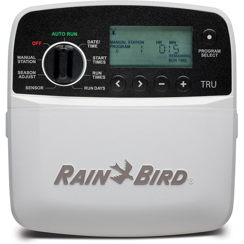 Rain Bird TRU6I Program-Based Indoor Irrigation Sprinkler Controller/Timer, WiFi Module Ready, 6-Zone/Station