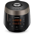 CUCKOO CRP-P0609S 6-Cup (Uncooked) / 12-Cup (Cooked) High Pressure Rice Cooker &amp; Warmer with Nonstick Inner Pot, 12 Menu Options, Fuzzy Logic Tech, 3 Voice Guide, Auto Clean (Black/Copper)