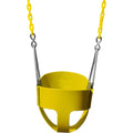 Swing-N-Slide WS 2082 Full Bucket Toddler Swing with Chains, 50 Pound Capacity, Yellow