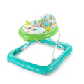 Bright Starts Tiny Trek 2-in-1 Baby Activity Walker withToy Station, Adjustable Height and Easy-Fold Frame, Jungle Vines Age 6 Months+