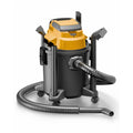 DeForce Cordless Shop Wet Dry Vacuums for DeWalt 20V Max Battery, 5.2-Gallon Portable Shop Vac, 17000Pa with Hose Nozzles HEPA Filters Wheels for Home Projects &amp; Renovations, Mustard(No Battery)
