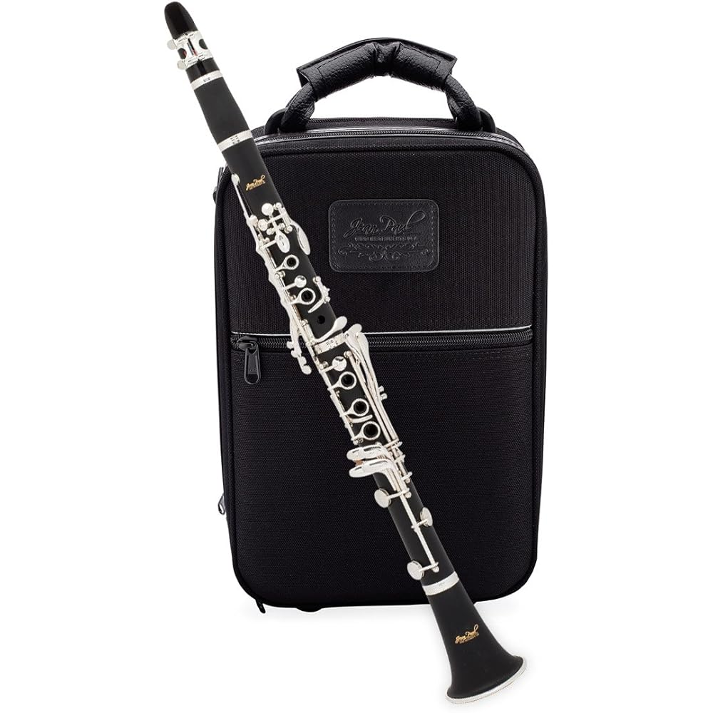 Jean Paul CL-400 Intermediate Bb Clarinet with ABS Body, Synthetic Pads and Silver-Plated Keys