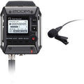 Zoom F1 Field Recorder with Lavalier Microphone with SanDisk 32GB Extreme microSDHC Class 10 U3 Memory Card